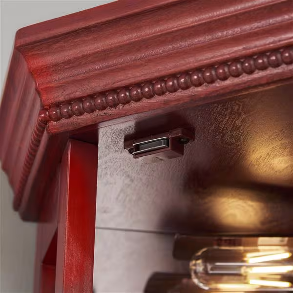 Corner Rare Cabinet With Lamp Corner Display