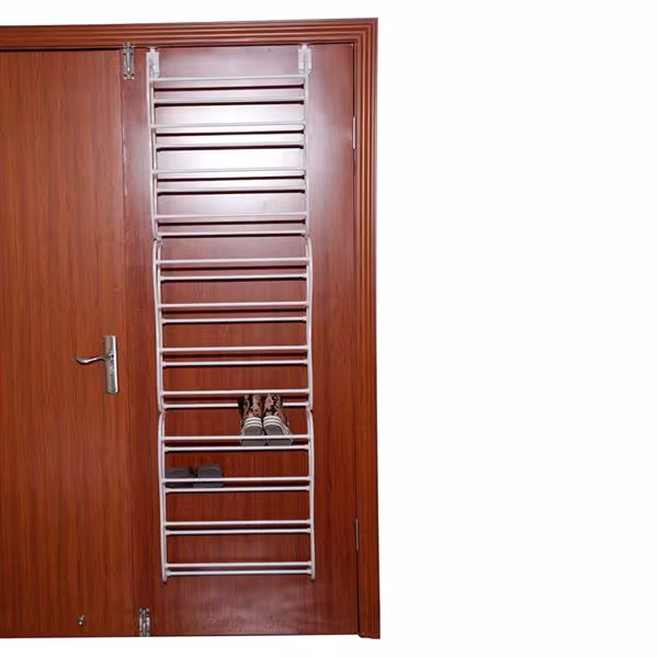 Shoe Rack With 12-tier Door Back