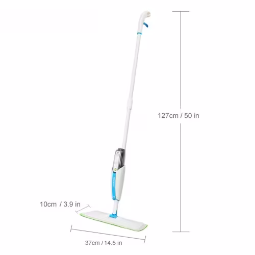 Washable Mat Spray Mop - Superfine Fiber Mop With 300ML Reusable Bottle, Suitable For Wood, Hardwood, Laminate, Ceramic Tile, Etc