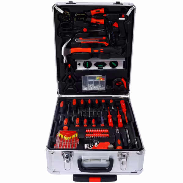 899 Piece Men's Home Repair Tool Set With 4 Drawers Tool Box Organizer