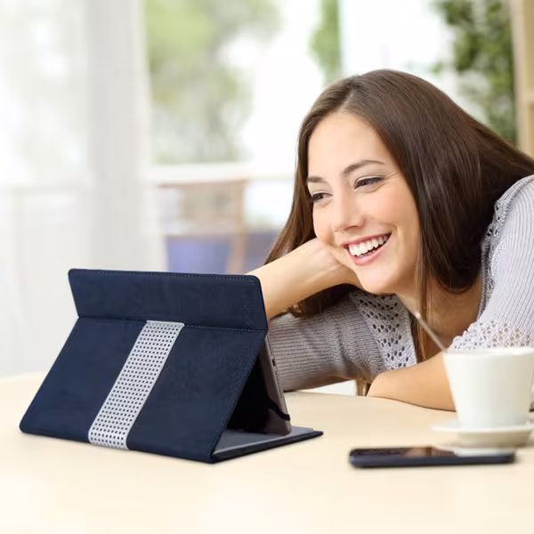Tablet Protector Storage Case For 9.7 Inch Tablet, Business Tablet Briefcase With Notepad Paper