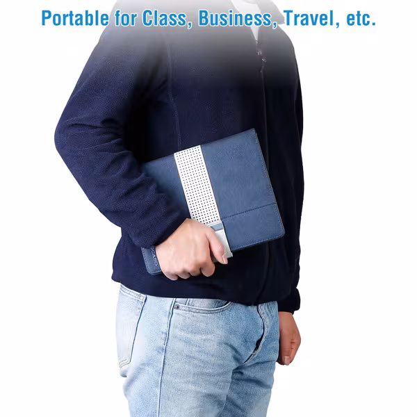 Tablet Protector Storage Case For 9.7 Inch Tablet, Business Tablet Briefcase With Notepad Paper