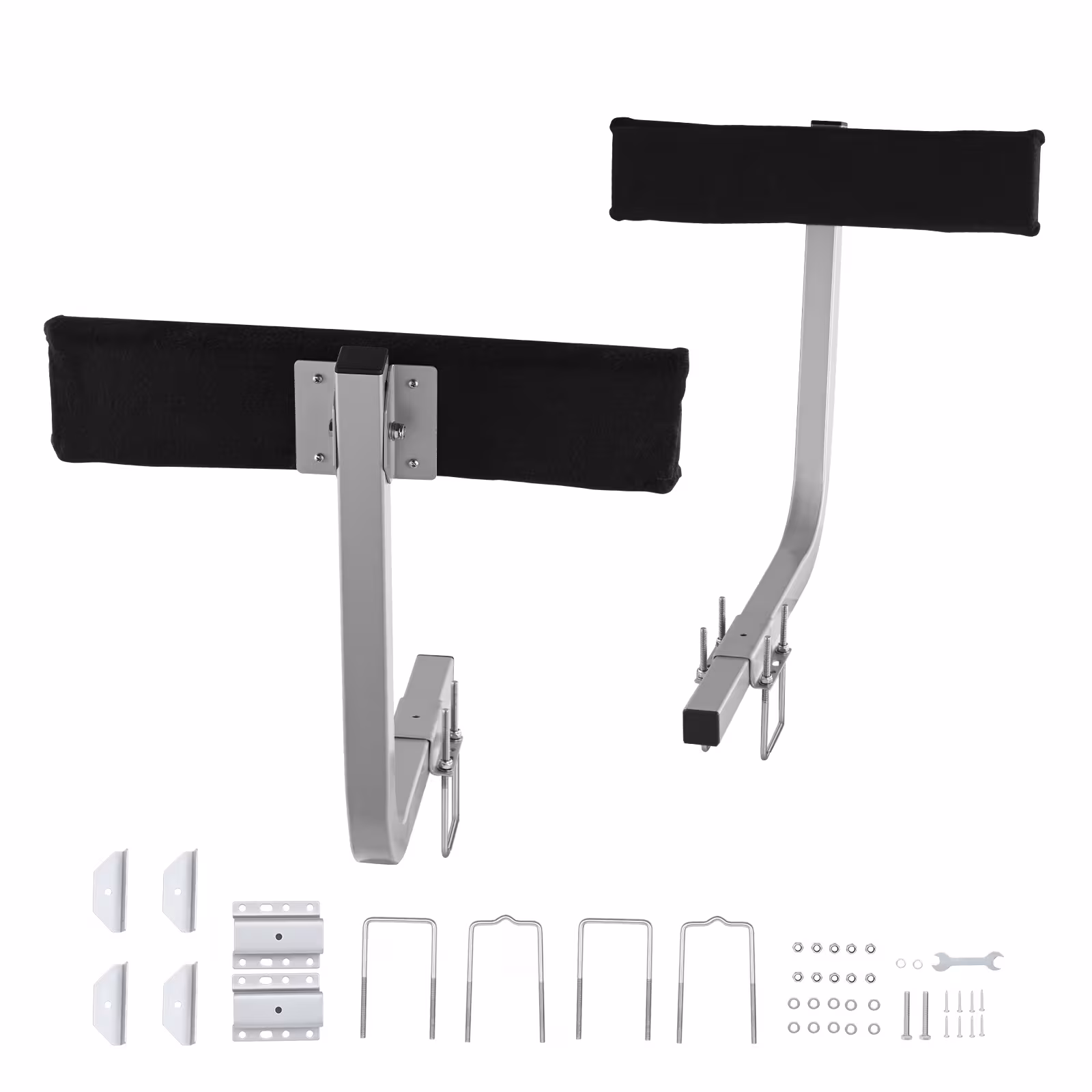 VEVOR Marine Trailer Assistant, Flexibly Adjustable Bunk Guide-Ons, Pair Of Durable Steel Support Poles, Robust Roller Guide, Suitable For Ski Boats, Fishing Boats, Or Sailboats 20