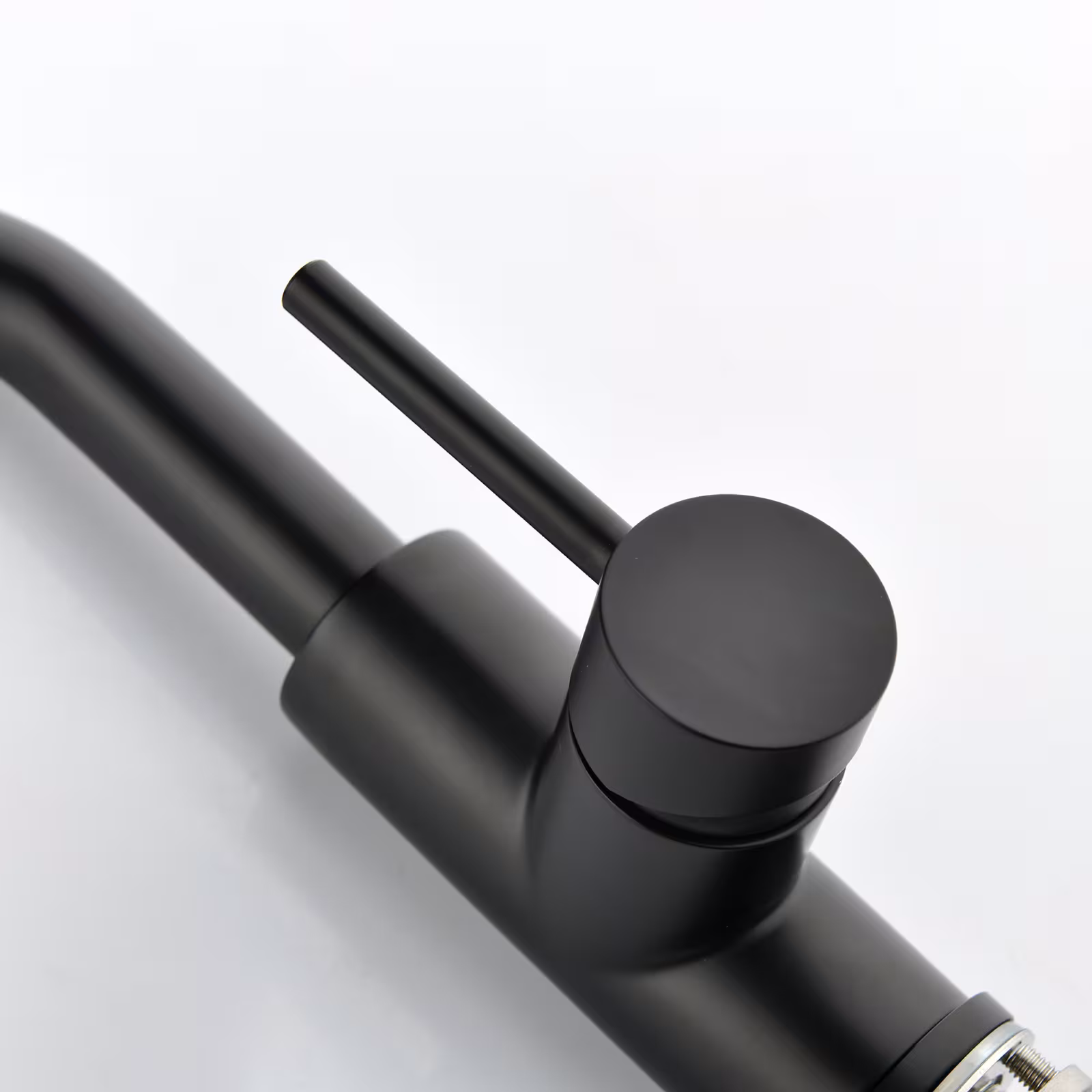Stainless Steel Matte Black Single Handle Pull Out Spray, Kitchen Faucet