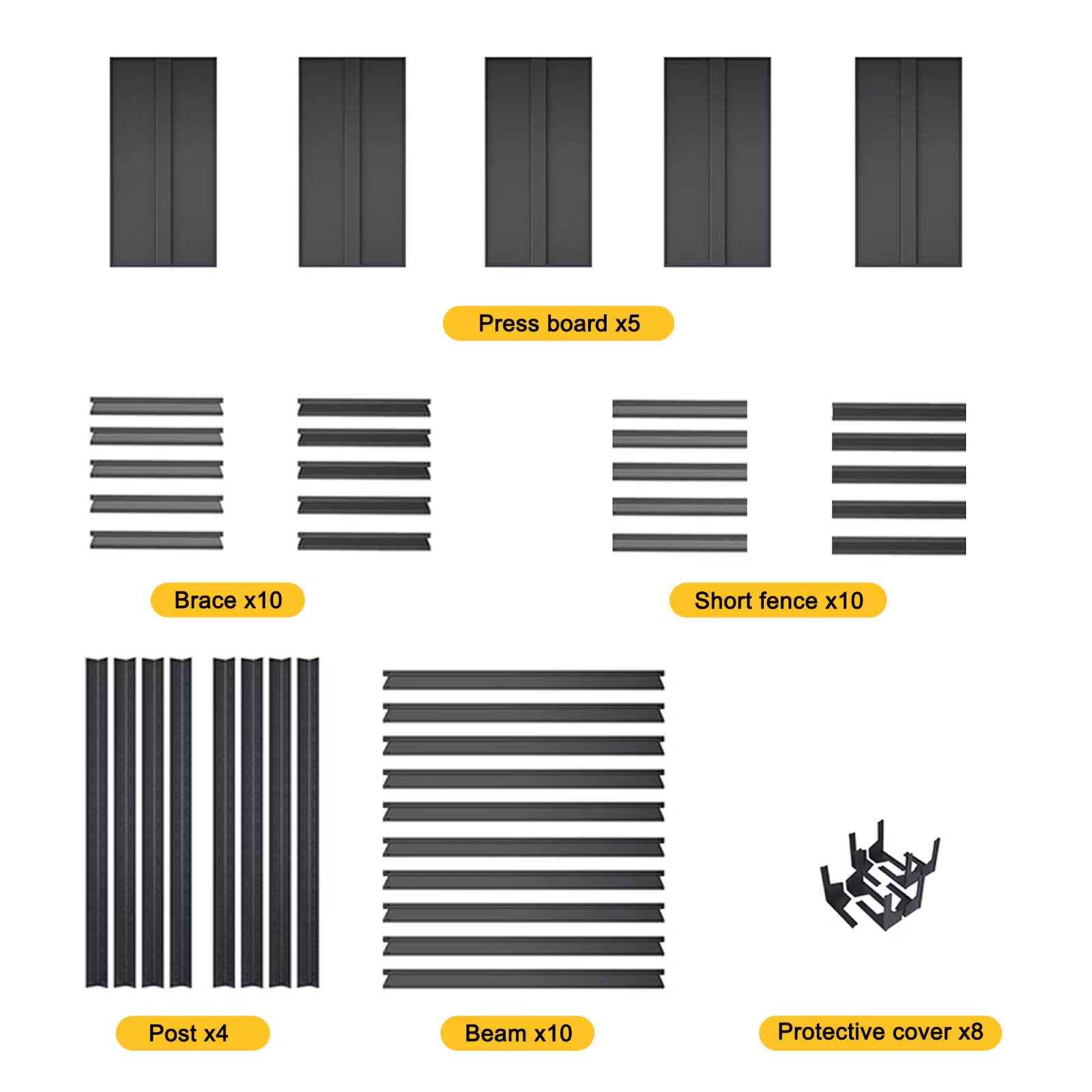 Two Sided Fence Style, Storage Rack And Shelf