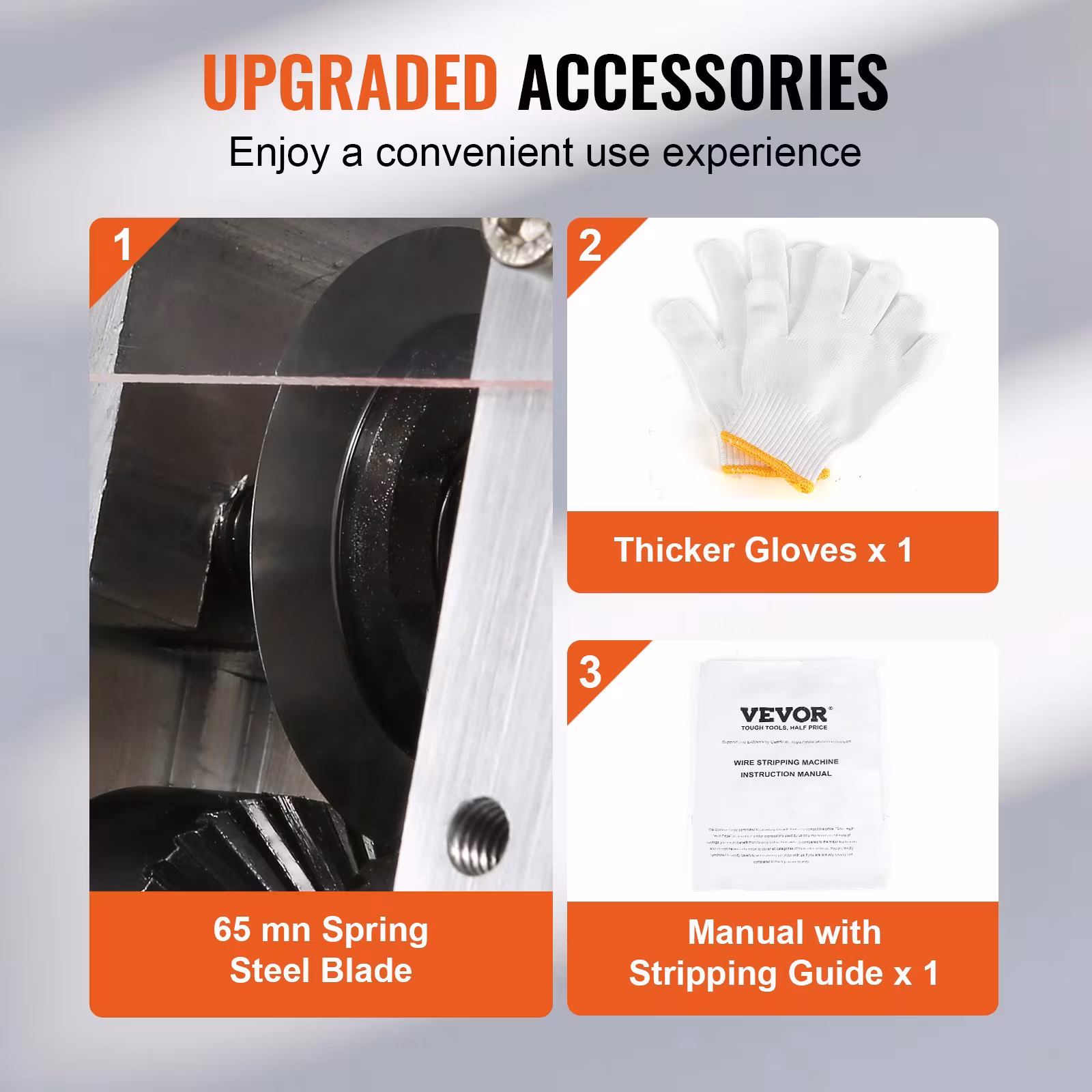 VEVOR Manual Wire Stripping Machine, Copper Stripper With Hand Crank Or Drill Powered, Visible Stripping Depth Reference, Portable Aluminum Frame Wire Peeler For Scrap Copper Recycling