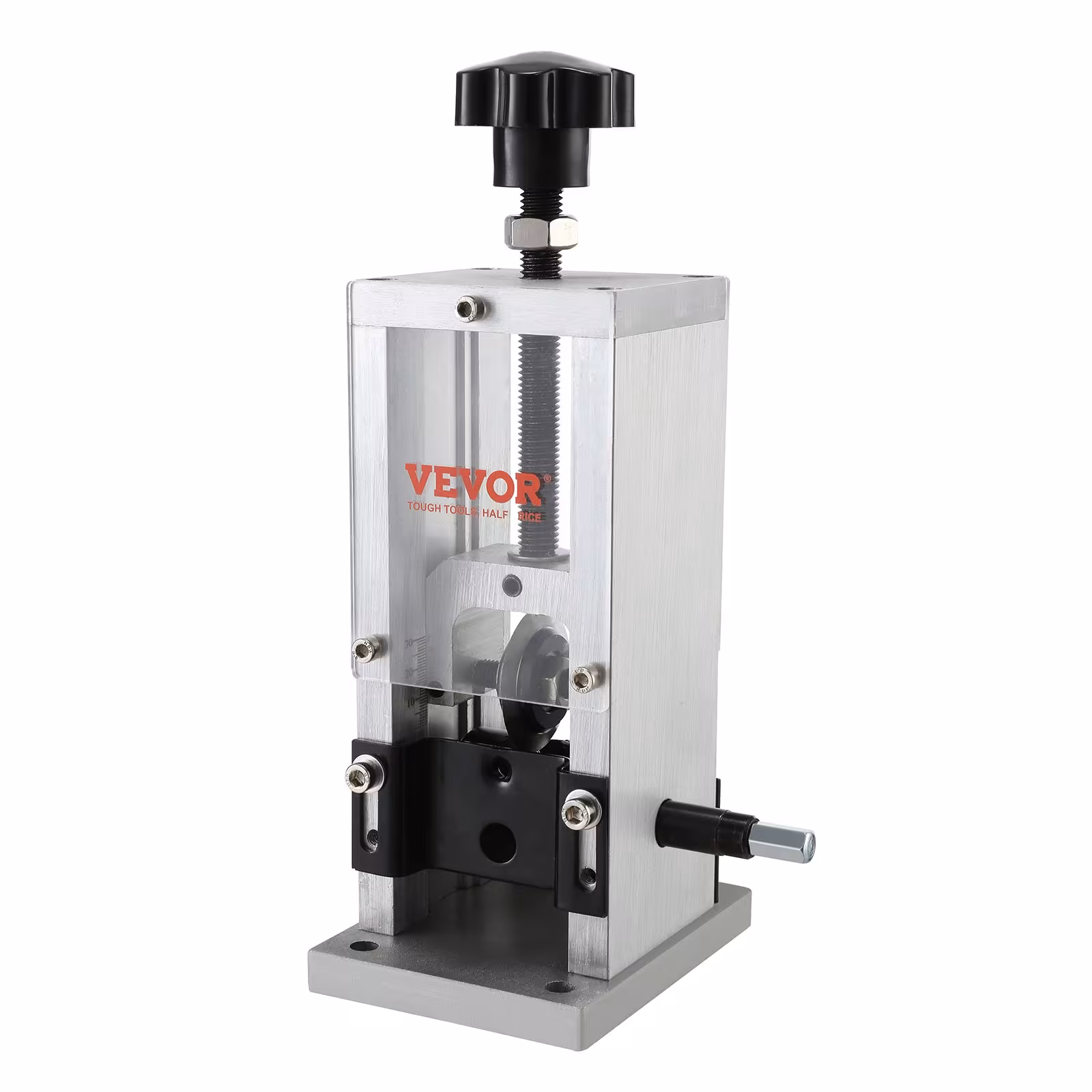 VEVOR Manual Wire Stripping Machine, Copper Stripper With Hand Crank Or Drill Powered, Visible Stripping Depth Reference, Portable Aluminum Frame Wire Peeler For Scrap Copper Recycling