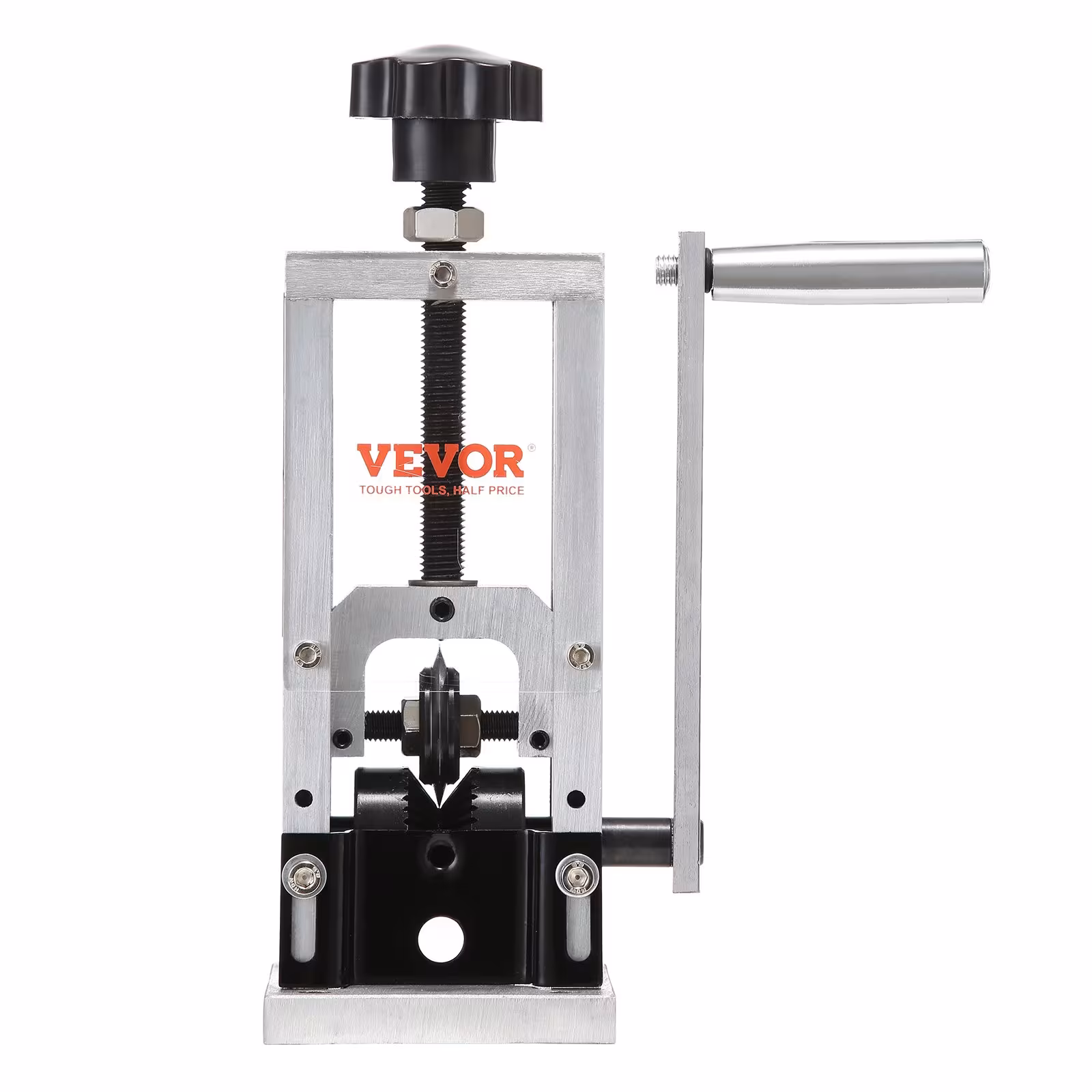 VEVOR Manual Wire Stripping Machine, Copper Stripper With Hand Crank Or Drill Powered, Visible Stripping Depth Reference, Portable Aluminum Frame Wire Peeler For Scrap Copper Recycling