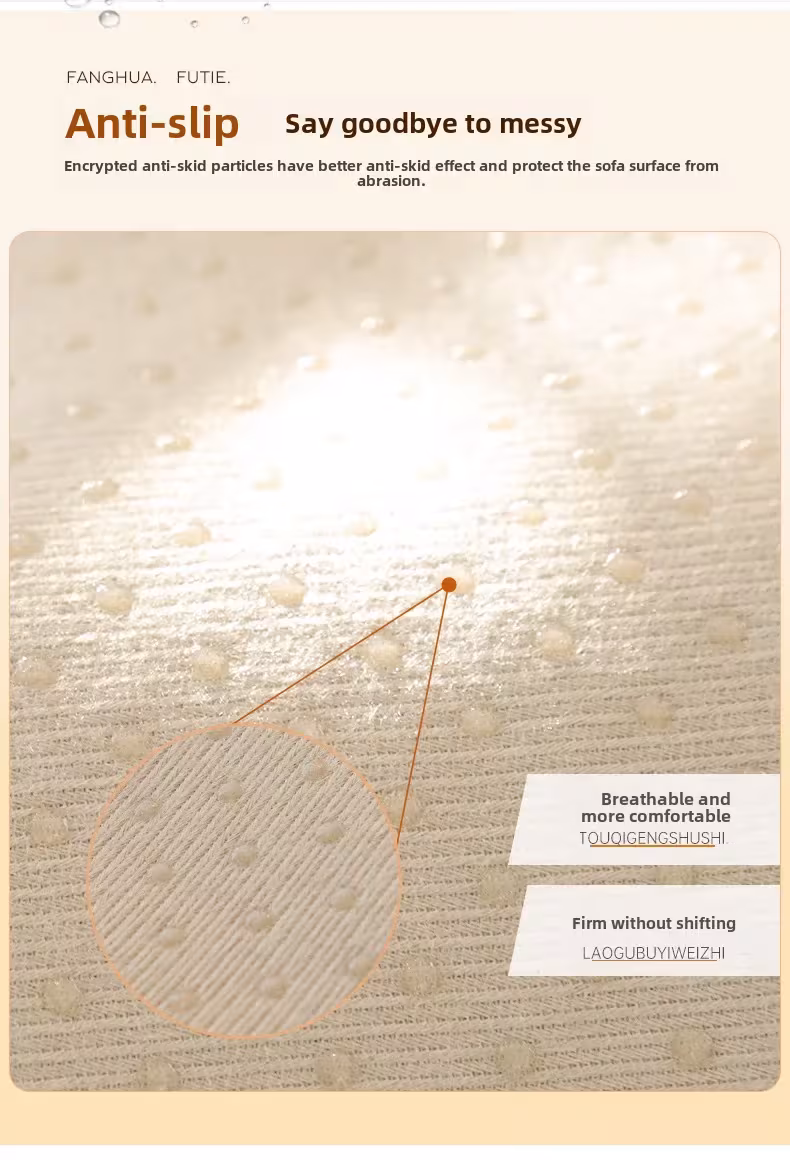 New Style Waterproof Sofa Cushion Anti-scratch Sofa Cover Solid Color Chenille Non-slip Four Seasons Universal Sofa Protection Cover