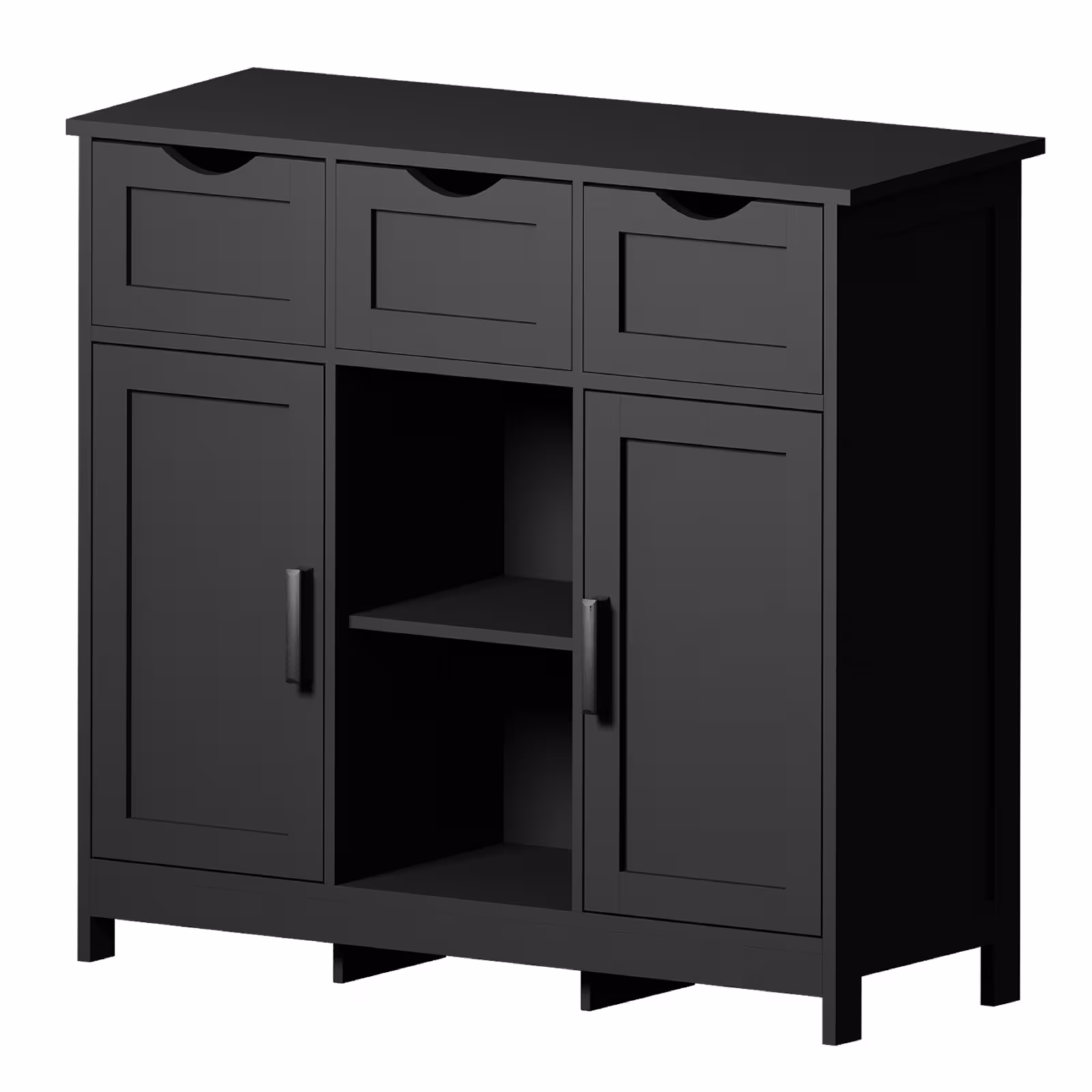 Storage Cabinet, Wooden Floor Cabinet, Storage Cabinet With Drawers And Shelves, Living Room, Bedroom, Bathroom Furniture, Home Decoration Cabinet
