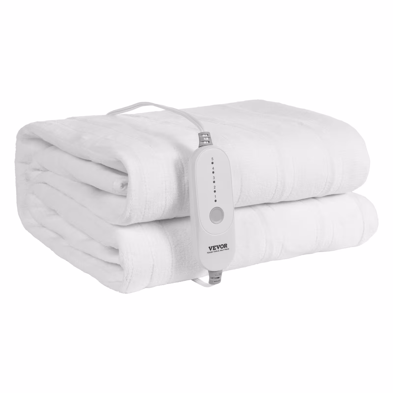 VEVOR Heated Mattress Pad 54x75 In Full Electric Warmer Coral Fleece Auto Off