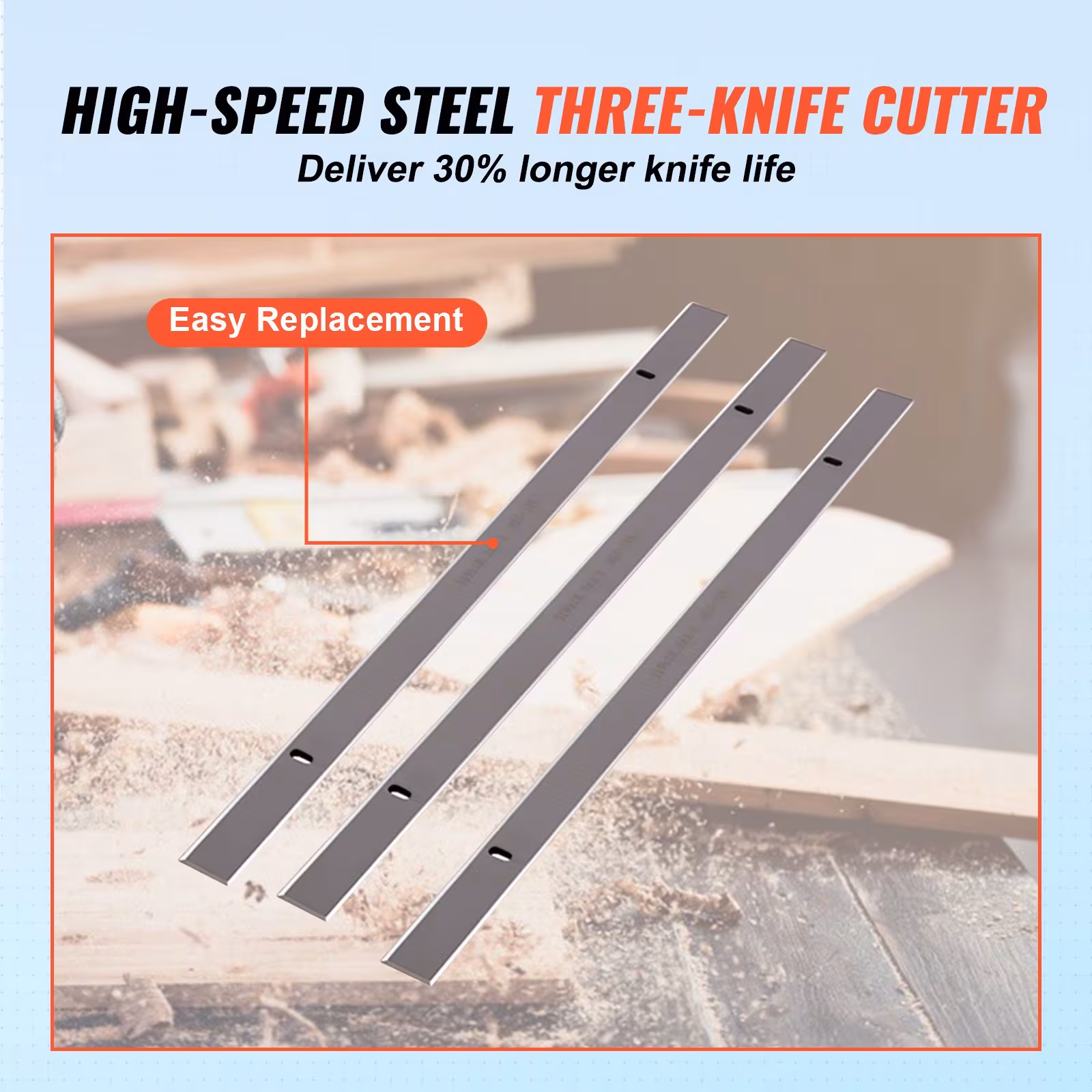 Thickness Planer 13-Inch Two-Speed Three-Blade 15-Amp For Woodworking