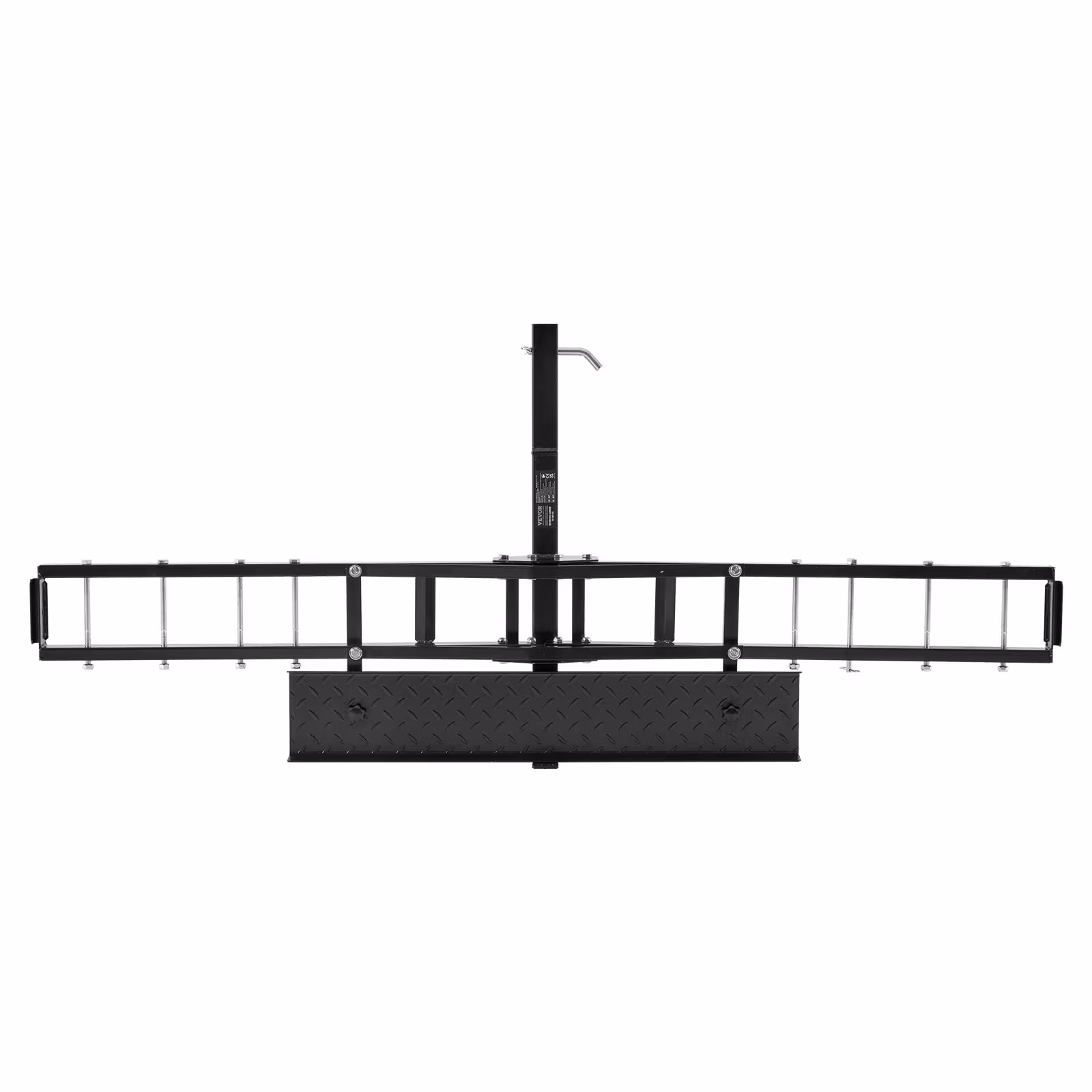 Motorcycle Carrier, 600 LBS Steel Motorcycle Carrier Hitch Mount With Loading Ramp, Scooter Dirt Bike Trailer Hauler With Ratchet Straps And Stabilizer, For Car, Truck With 2 Hitch Receiver