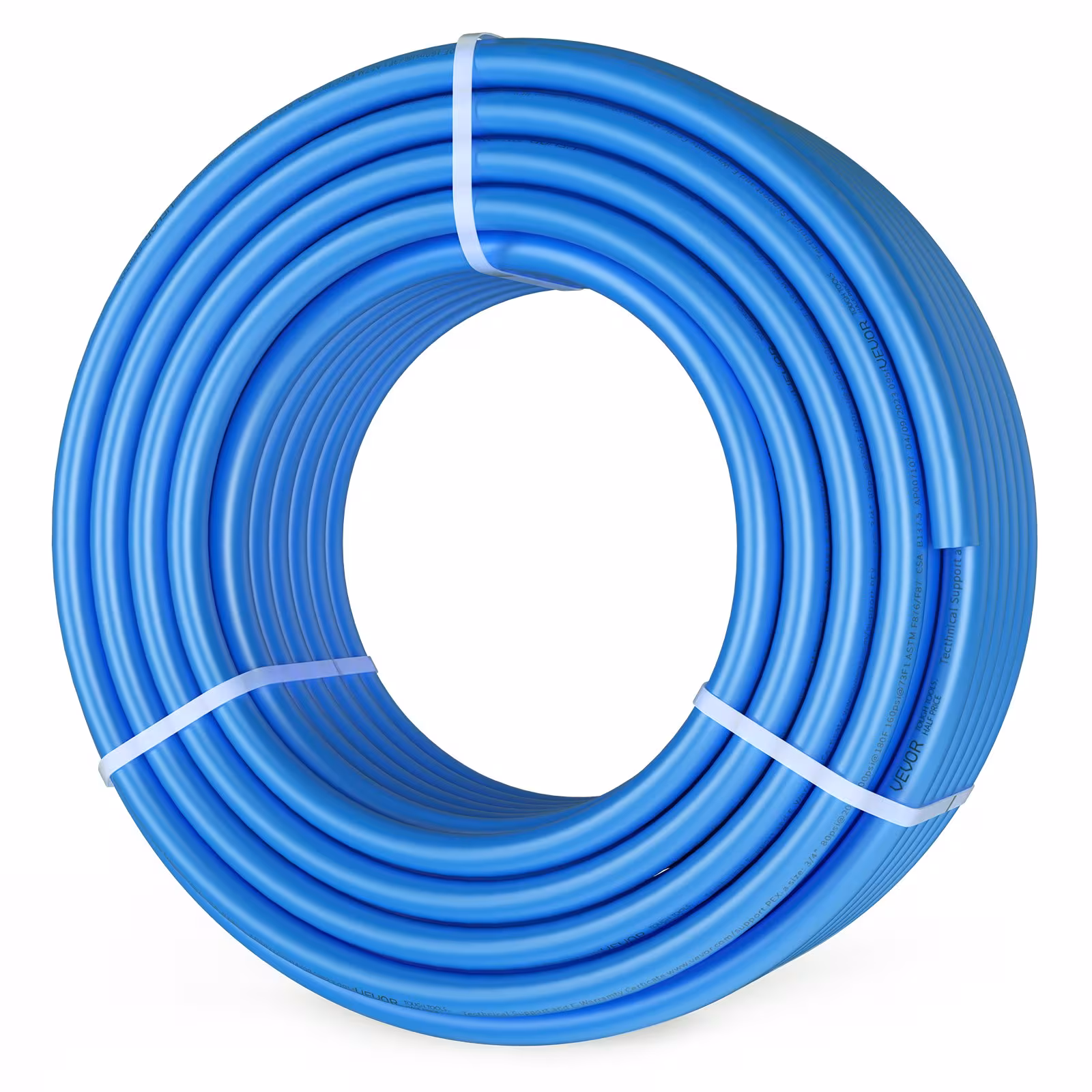 Feet Length PEX-A Flexible Pipe Tubing For Potable Water, Pex Water Lines For Hot Cold Water Easily Restore, Plumbing Applications With Free Cutter,Blue