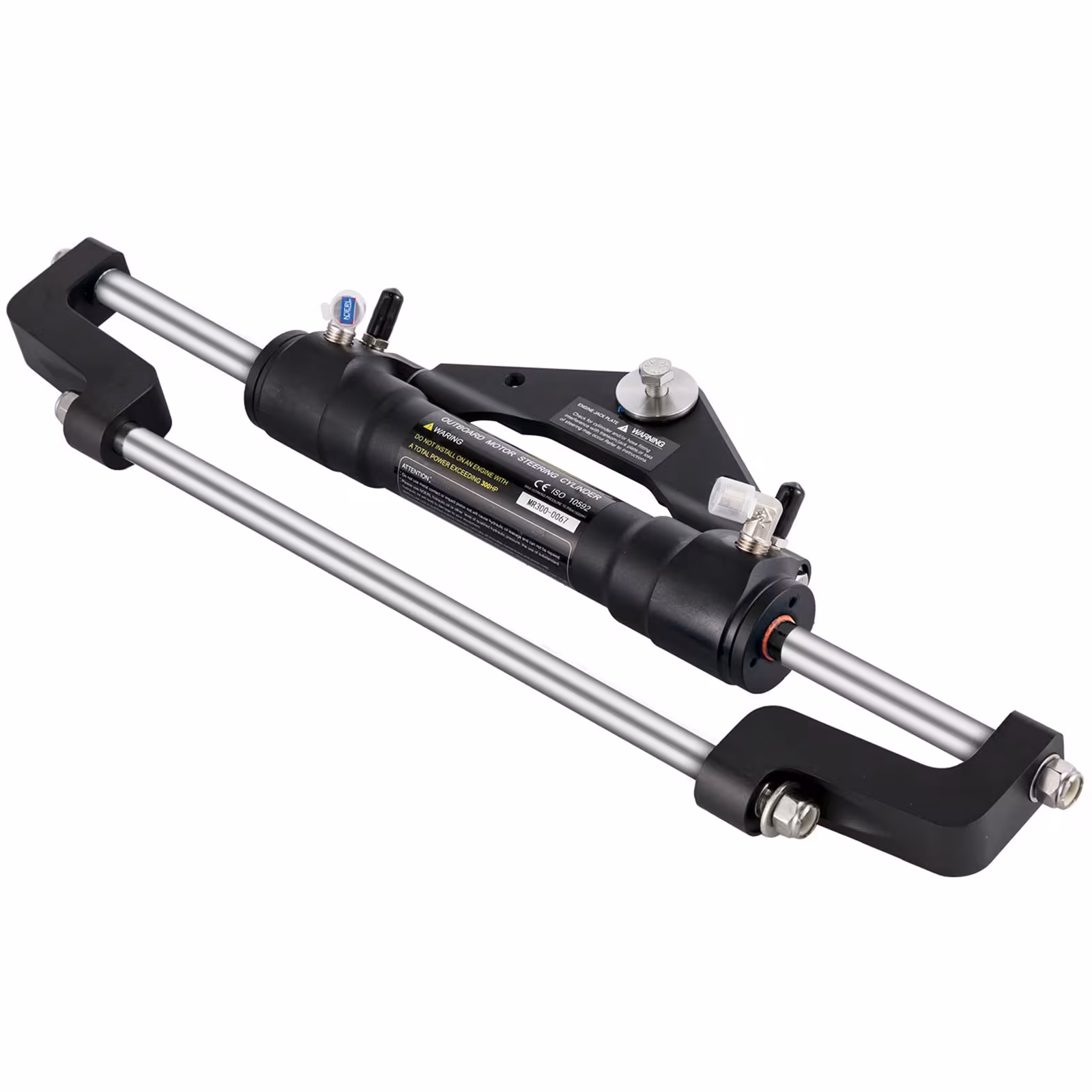 Hydraulic Boat Steering Kit, 300HP Hydraulic Steering Kit Helm Pump, Hydraulic Outboard Steeing Kit With 14 Feet Hydraulic Steering Hose For Boat Steering System