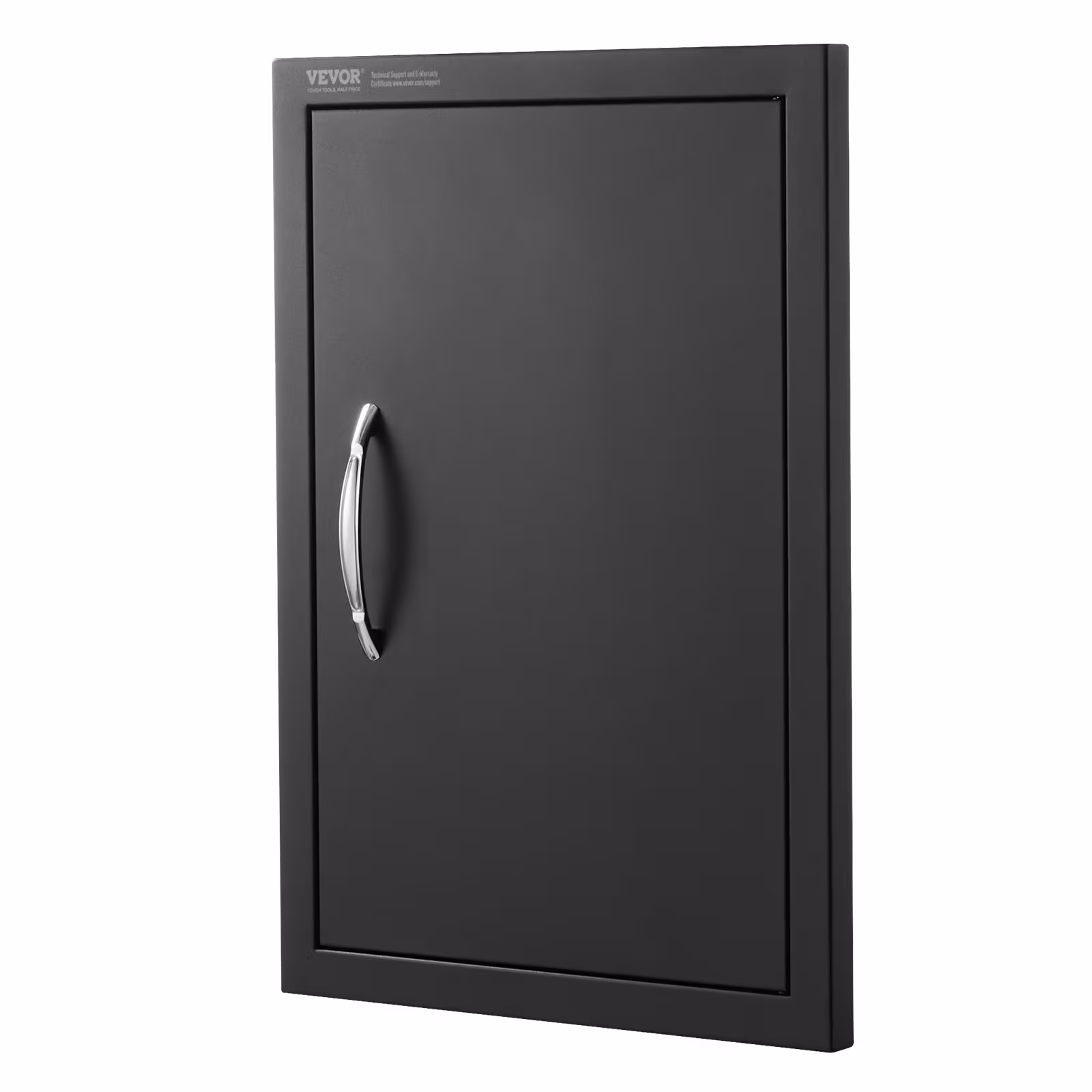 BBQ Access Door, 16W X 22H Inch Single Outdoor Kitchen Door, Cold Plate Flush Mount Door, Wall Vertical Door With Handle, For BBQ Island, Grilling Station, Outside Cabinet