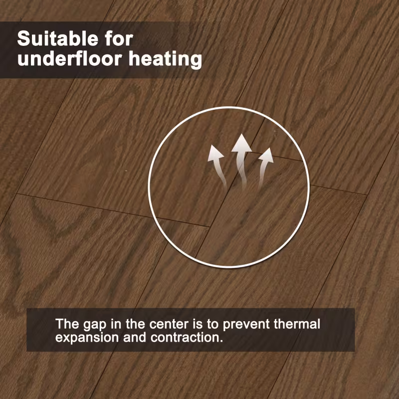 Brown 0.59 In. T X 47.64 In. L X 6.5 In. W Tongue And Groove Engineered Hardwood Flooring,10-Pack--Prohibited From Being Sold On Wayfair And Amazon Platforms