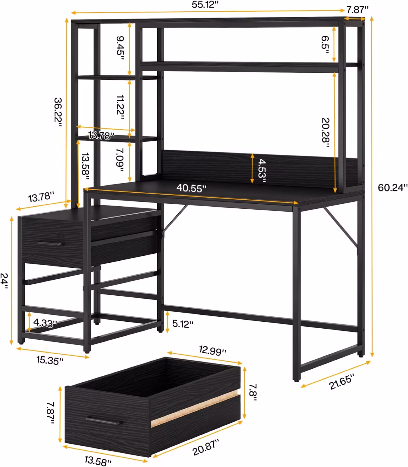 Office Table,Tall Writing Table,Computer Desk