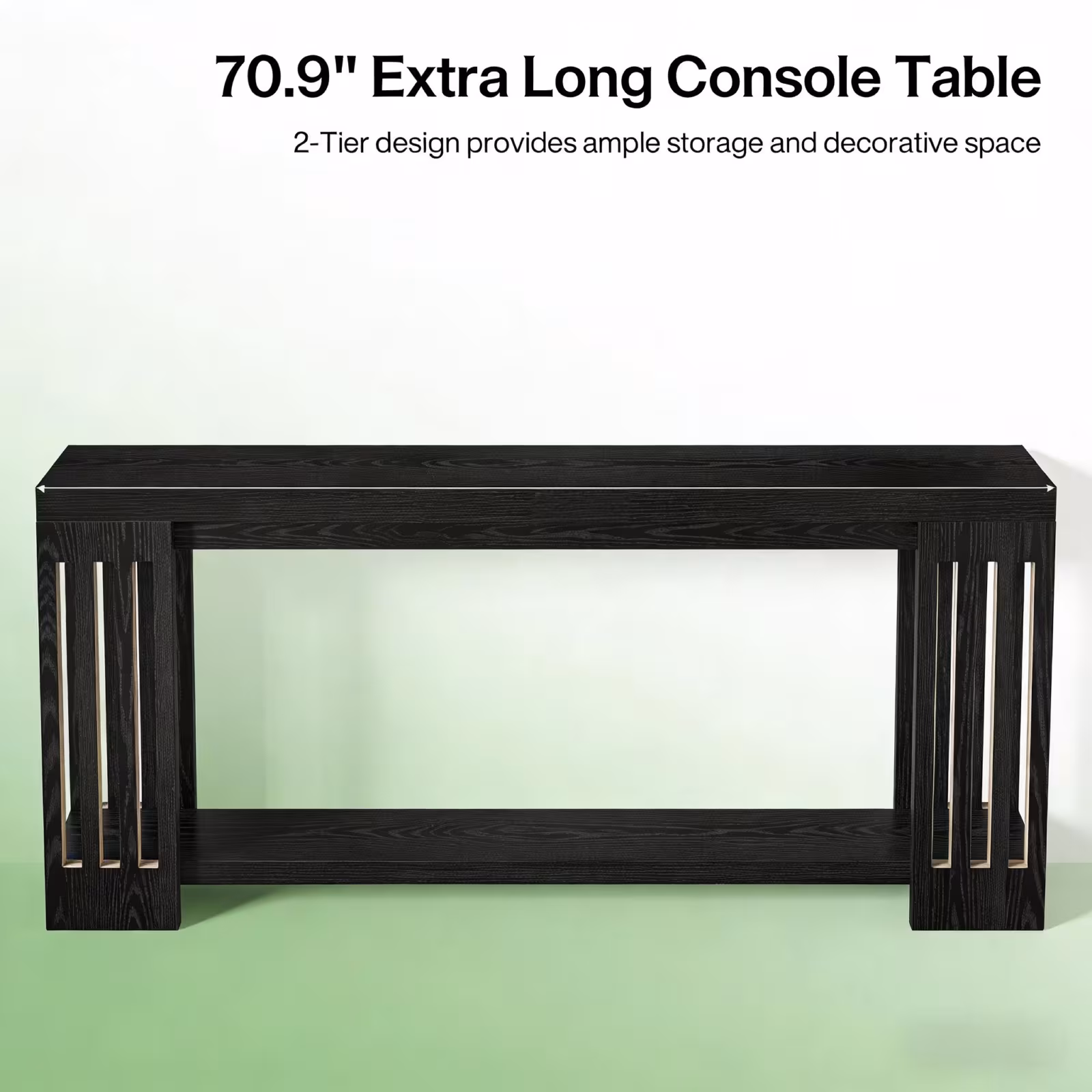 Console Table, 2-Tier Side Table,Sofa Table