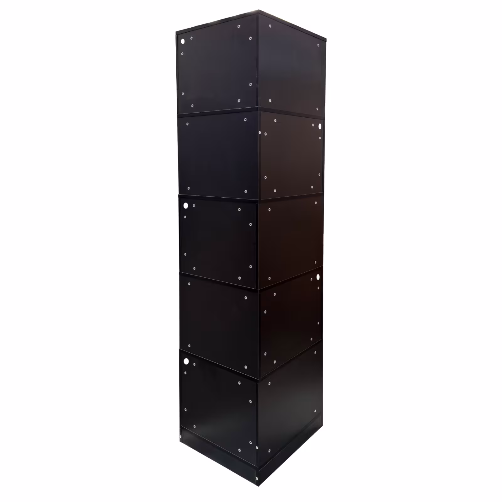 Corner Book Shelf - 5 Tier Corner Bookshelf Bookcase With Baffle, Freestanding L Shaped Display Shelf Stand With Led Lights For Home Office, Living Room, Bedroom, Kitchen