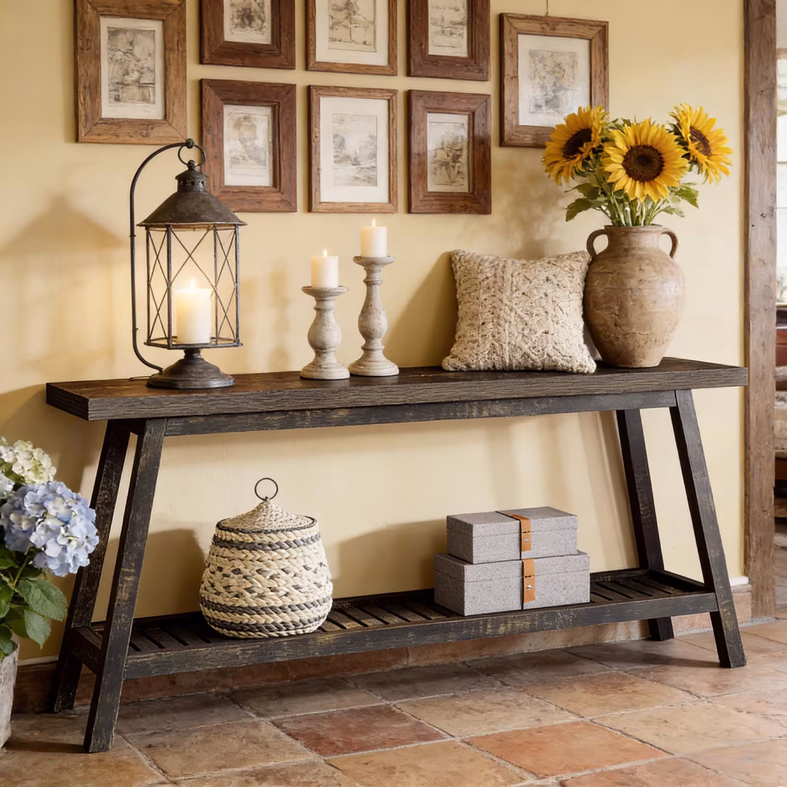 2-Tier Sofa Table,Console Table,Side Table