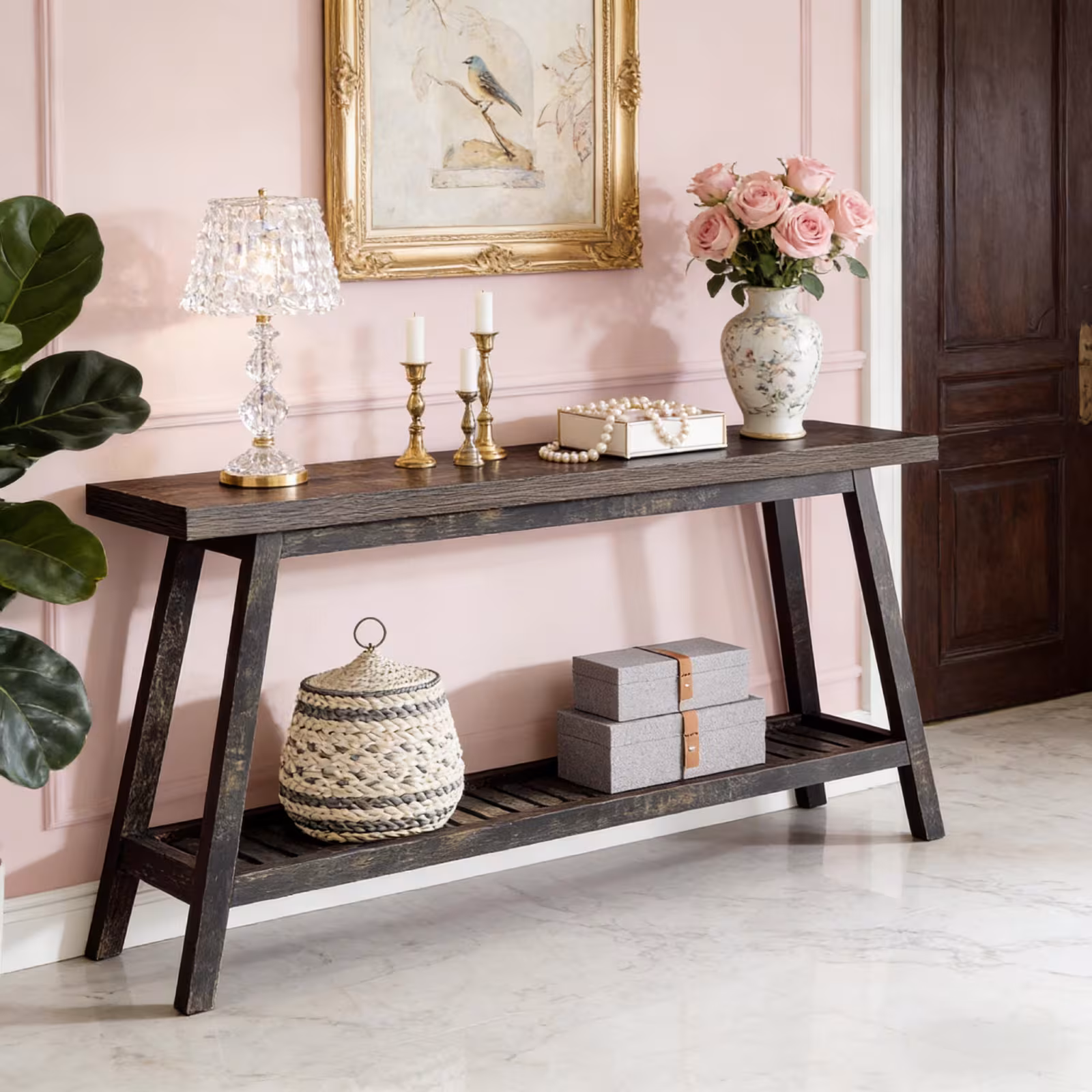 2-Tier Sofa Table,Console Table,Side Table