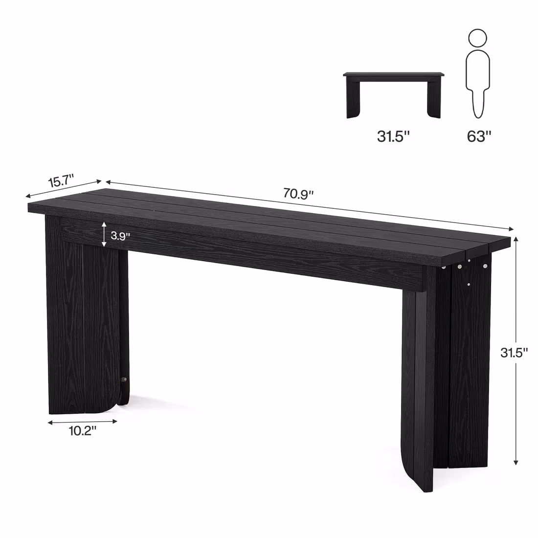Wooden Hallway Table,Console Table,Sofa Table Only Table