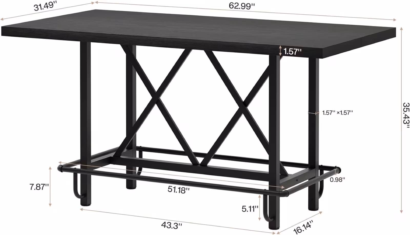 Bar Table,Dining Table,Rectangular Kitchen Table,Coffe Table