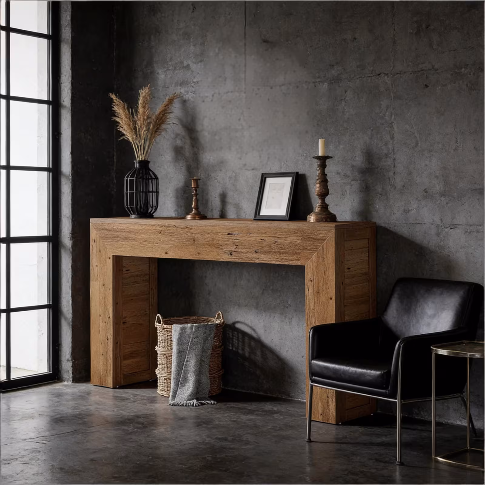 Practical Entry Table,Rustic Console Table,Sofa Table