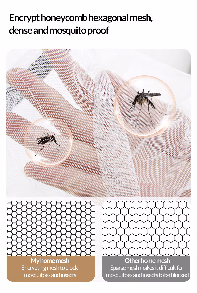 Full-Coverage, No-Installation, Easy-to-Use Mosquito Net For Student Dorm Rooms And Home Bedrooms