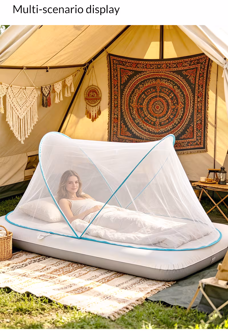 Full-Coverage, No-Installation, Easy-to-Use Mosquito Net For Student Dorm Rooms And Home Bedrooms