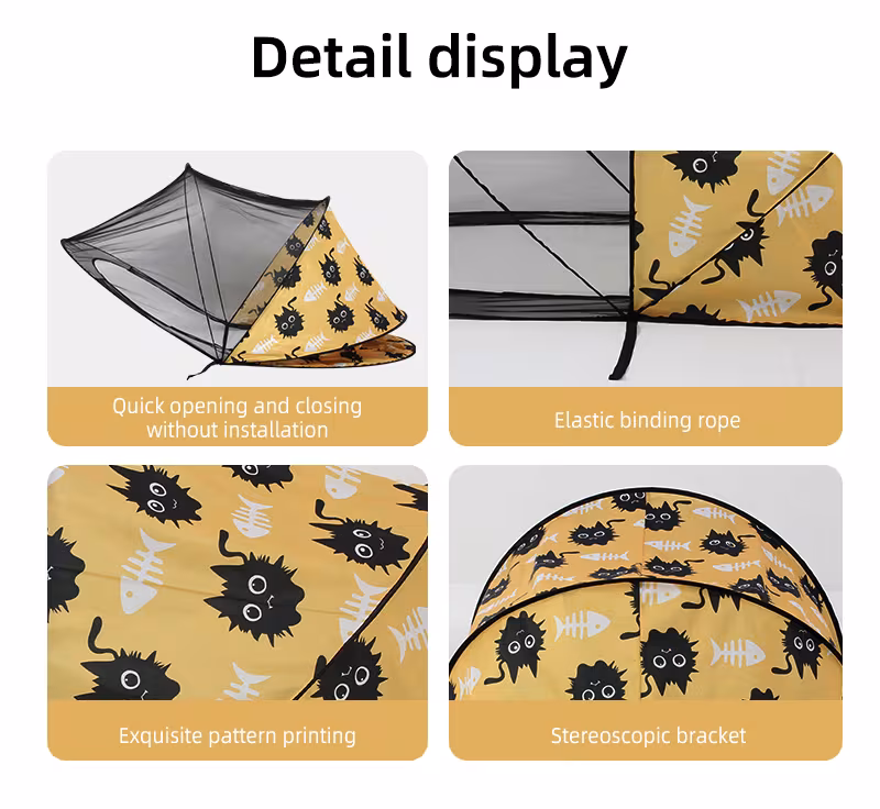 Full-Coverage Installation-Free Mosquito Net For Dorm Rooms Student Rooms Home Bedrooms And Camping