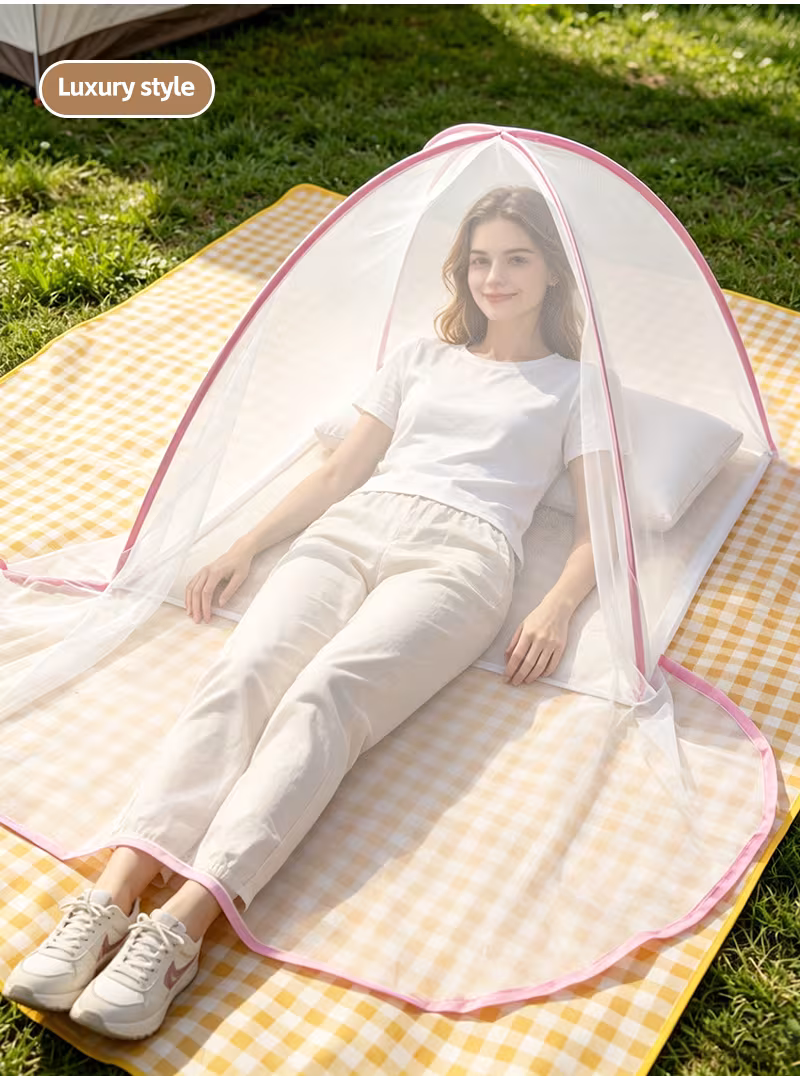 Installation Free Folding Mosquito Net For Home And Student Dormitorie Face-Covering Fine Mesh Mosquito Net