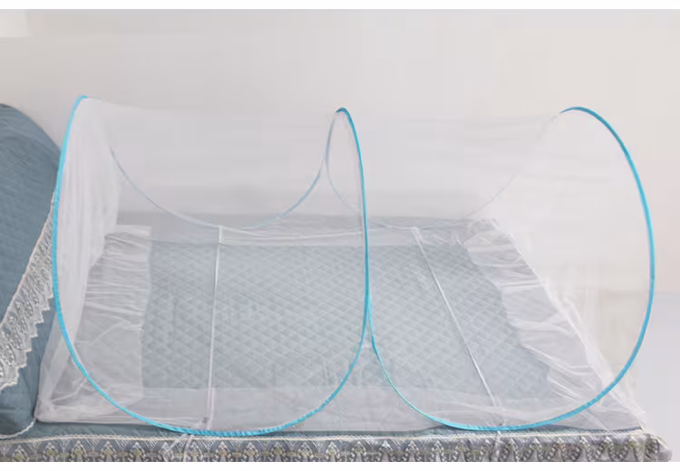 Space Capsule Double Dorm-Style Home Use 1.8-Meter Double Bed Mosquito Net No Assembly Required, Mesh Outdoor Camping Mosquito Protection Cover
