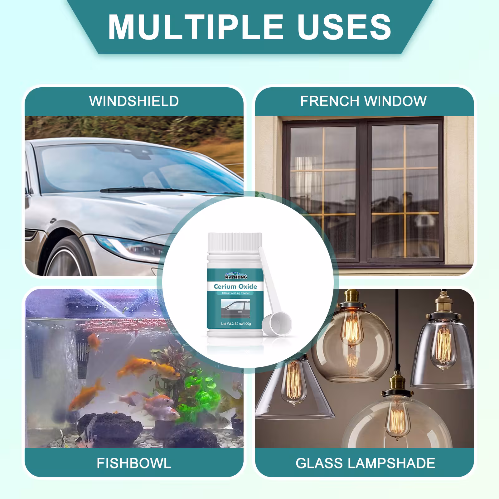 Car Scratch Repair Windshield Defogging Cleaning Powder