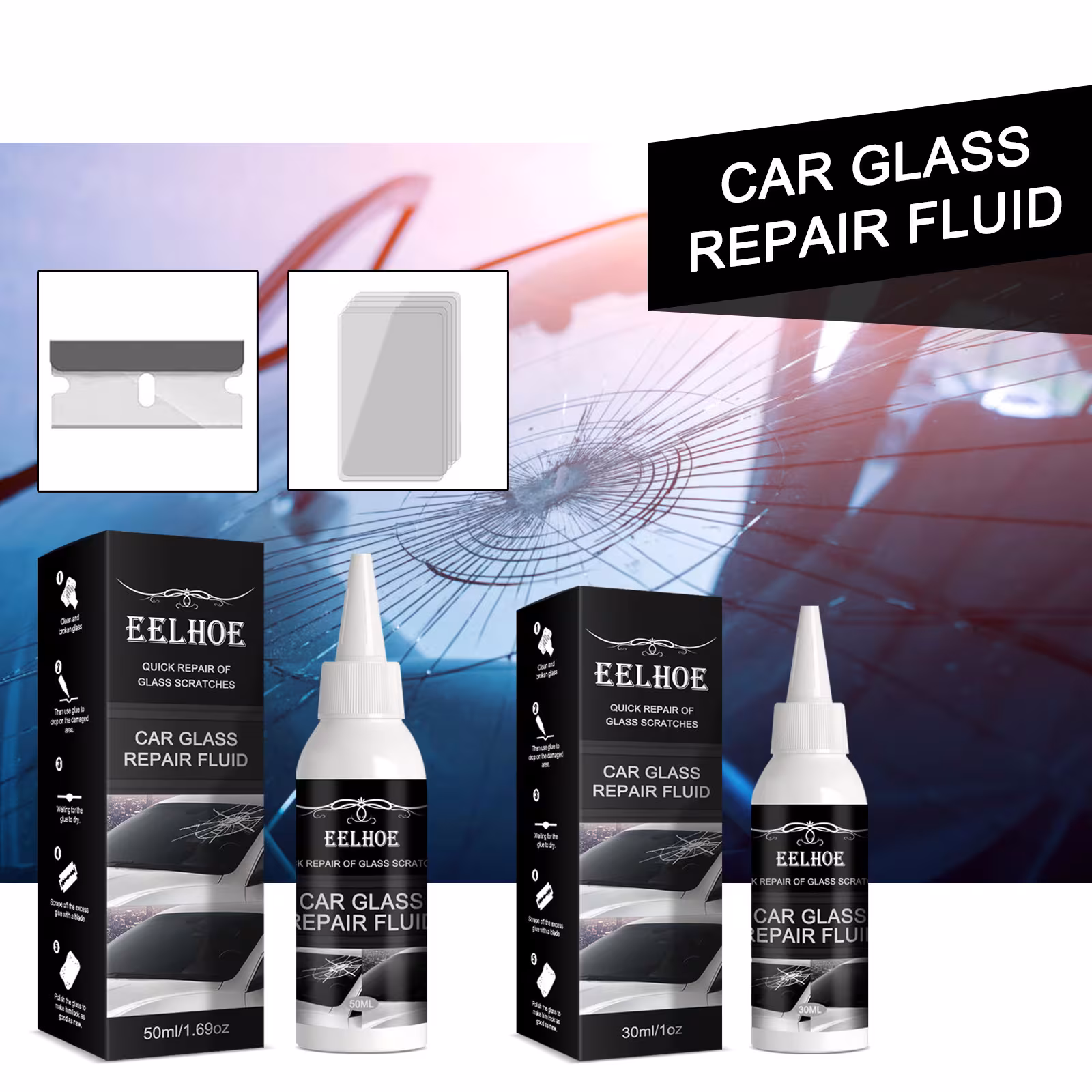 Car Windshield Repair Crack Adhesive