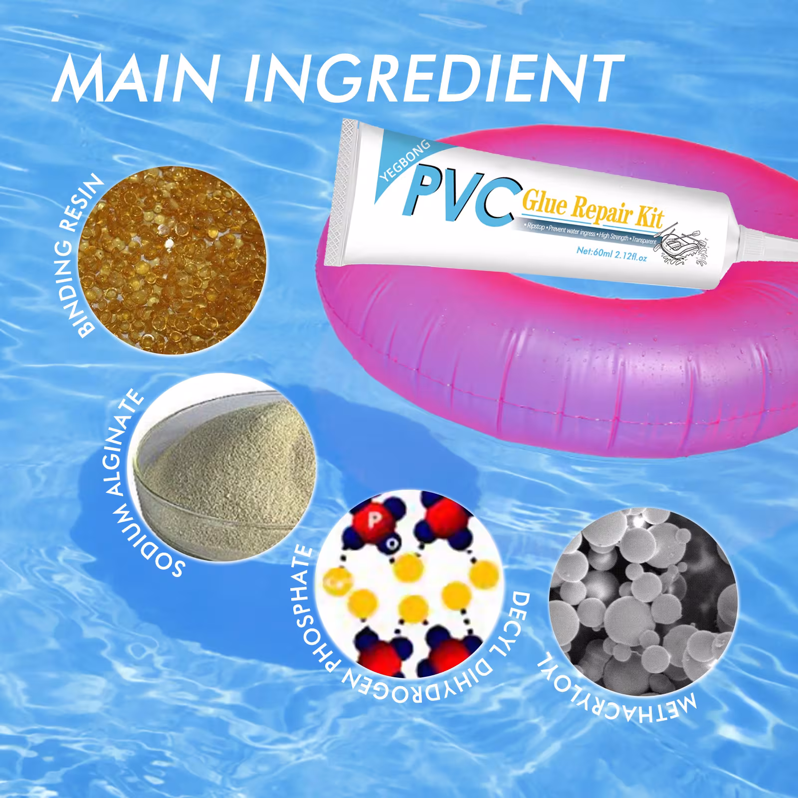 Swim Ring Air Cushion Tent Crack Air Leakage Waterproof Repairing Atch