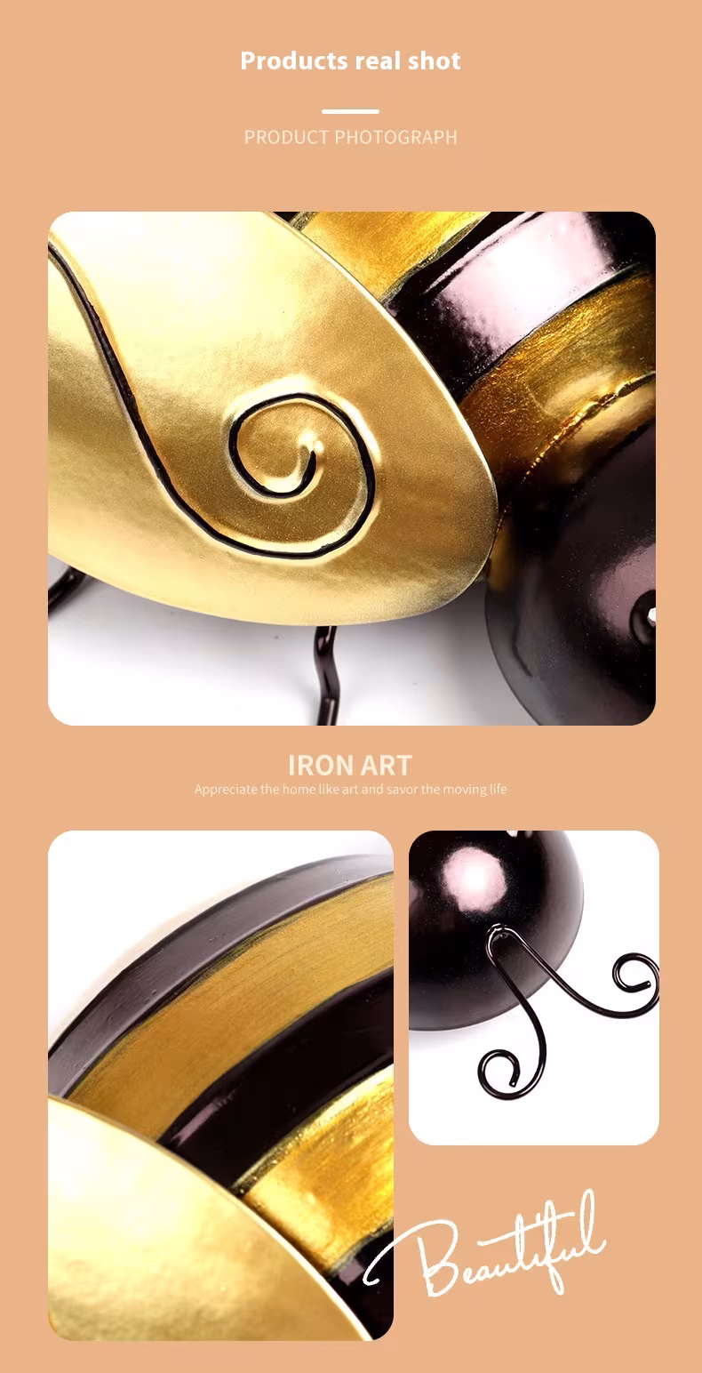 Idyllic Bee Iron Wall Decoration