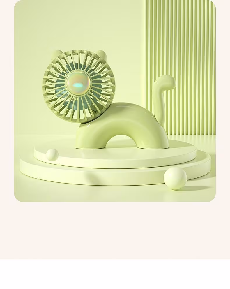 Bubble Kitten Desktop Little Fan USB Charging