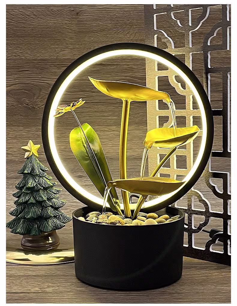 Circulating Water Fashionable And Minimalist Home Flow Ornaments