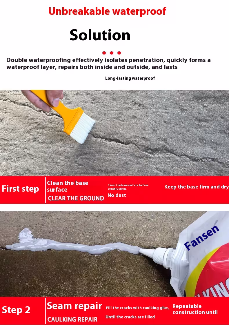 Self Leveling Roof, Wall, And Floor Waterproofing Materials