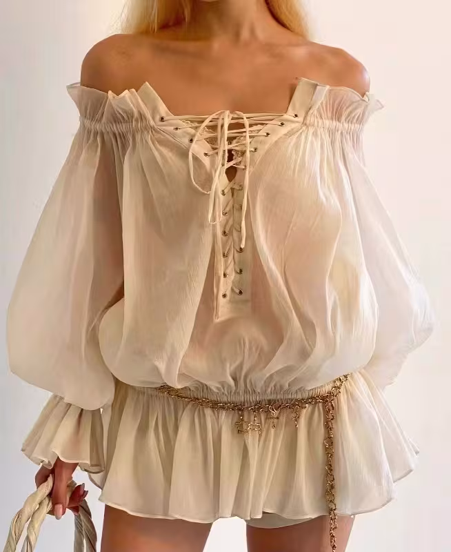 Top High Waist Shorts Fashionable And Graceful Suit