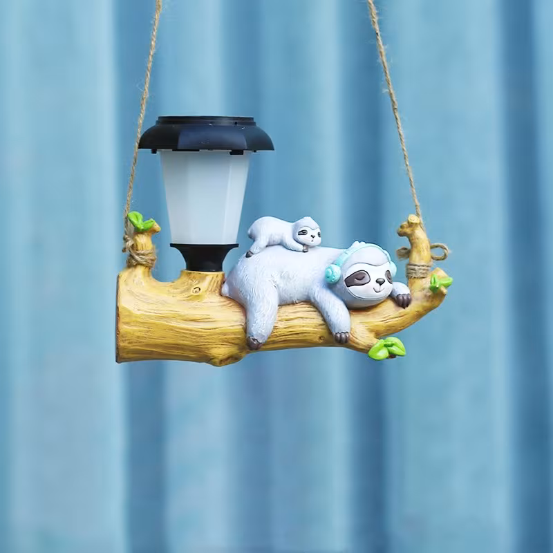 Solar Outdoor Yard Lamp Resin Cartoon
