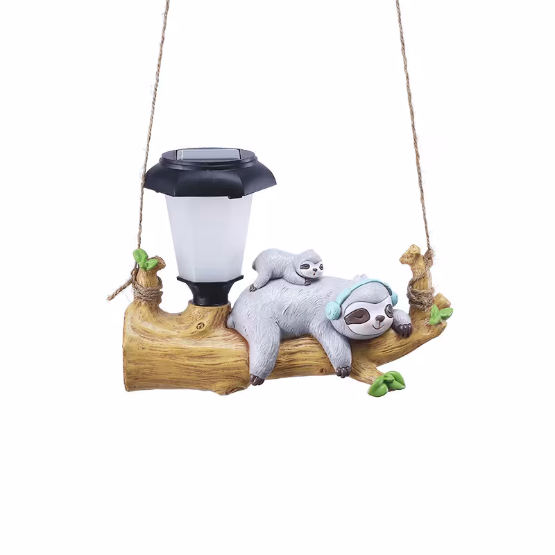 Solar Outdoor Yard Lamp Resin Cartoon
