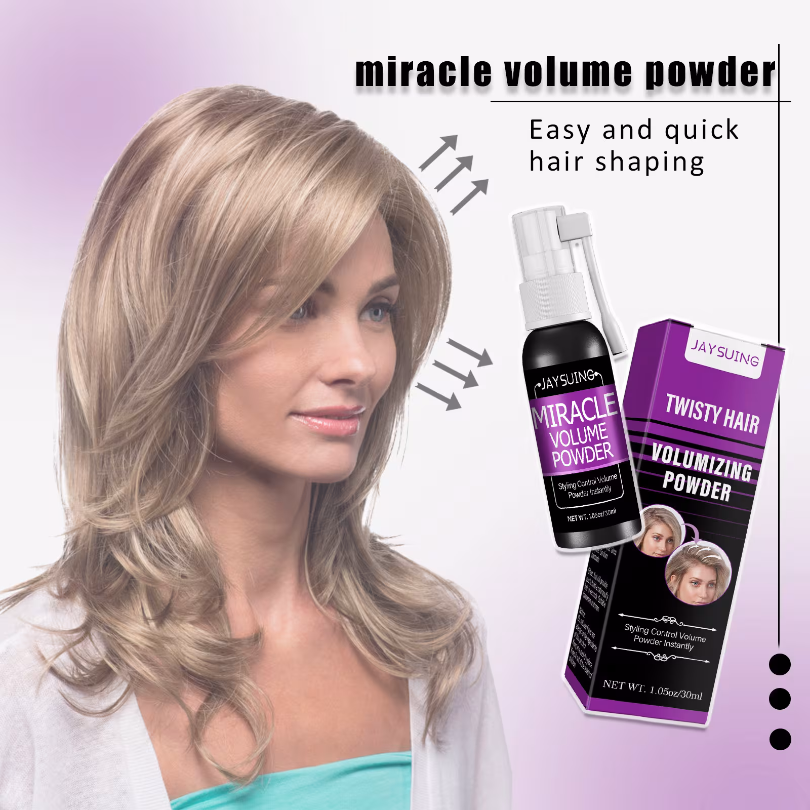 Hair Fluffy Spray Oil-free And Refreshing