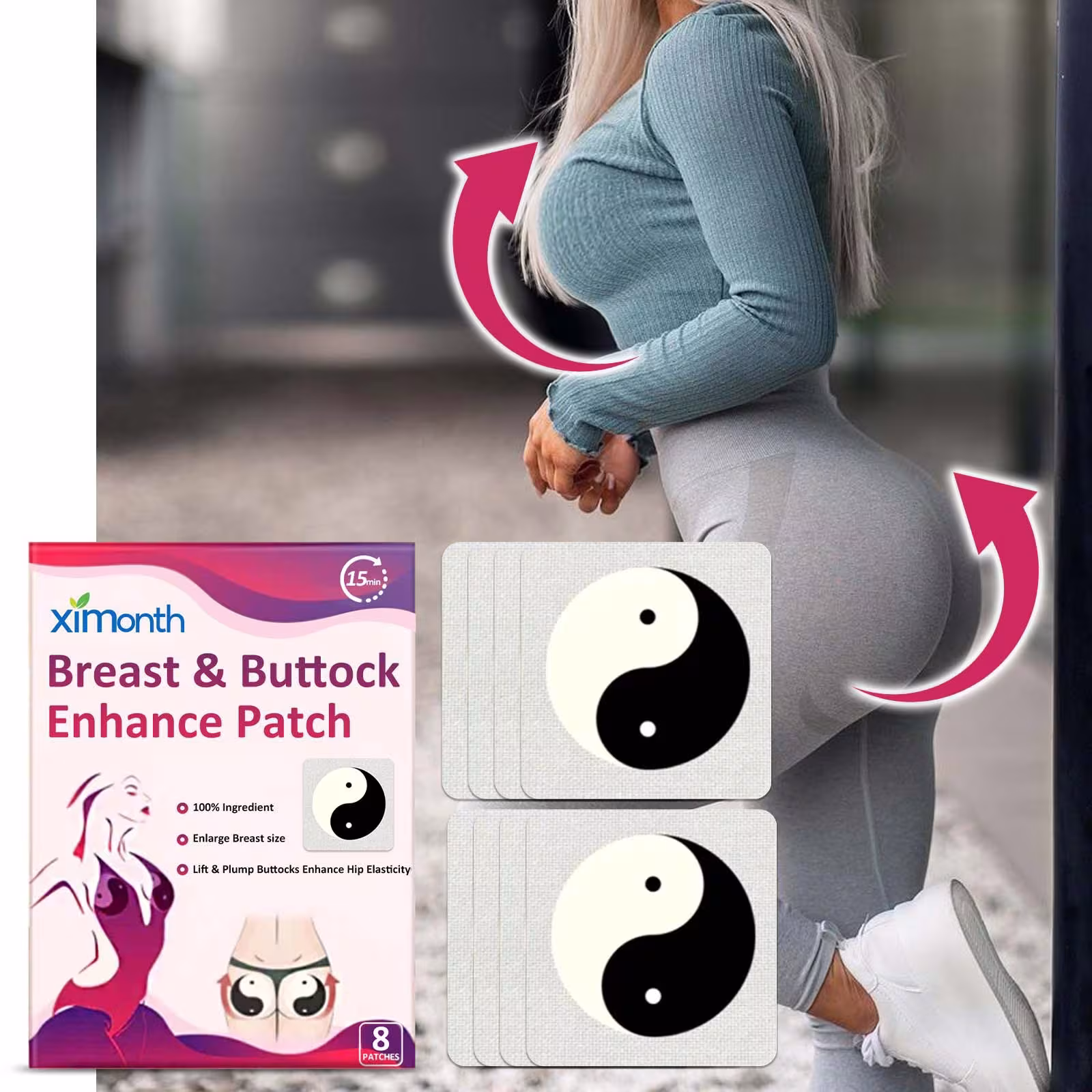 Plump Chest Highlighting Hip Curve Body Shaping Patch