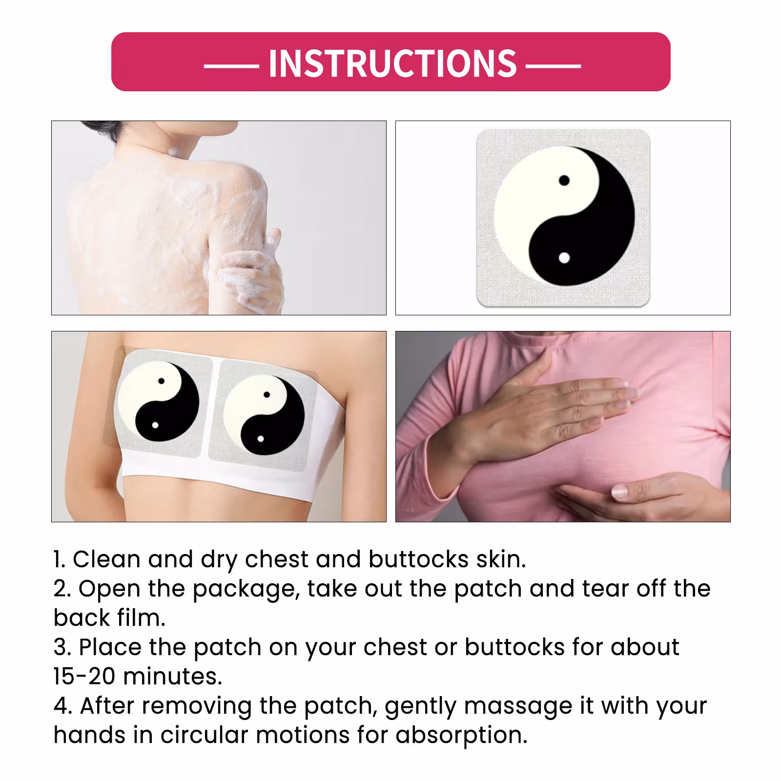 Plump Chest Highlighting Hip Curve Body Shaping Patch