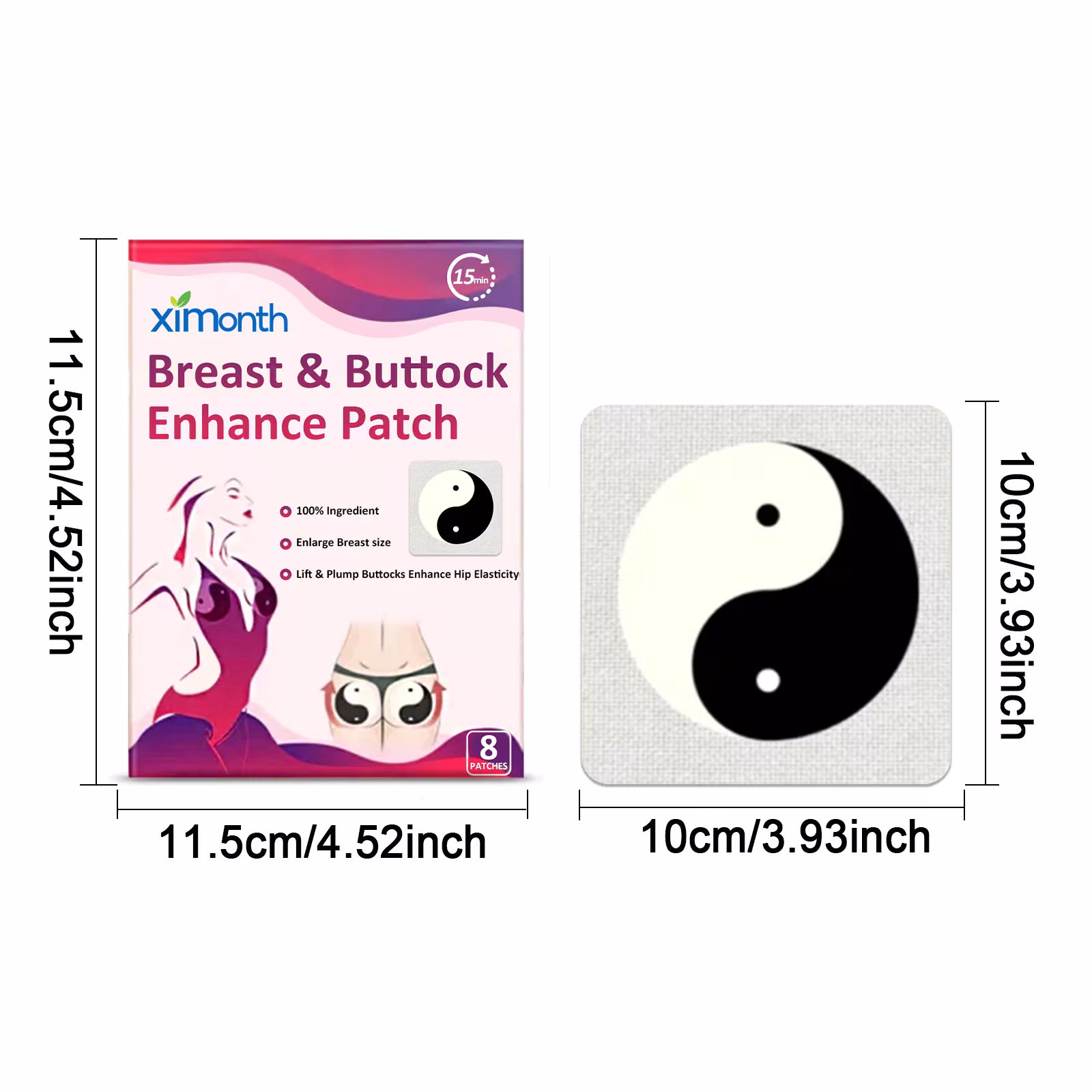 Plump Chest Highlighting Hip Curve Body Shaping Patch