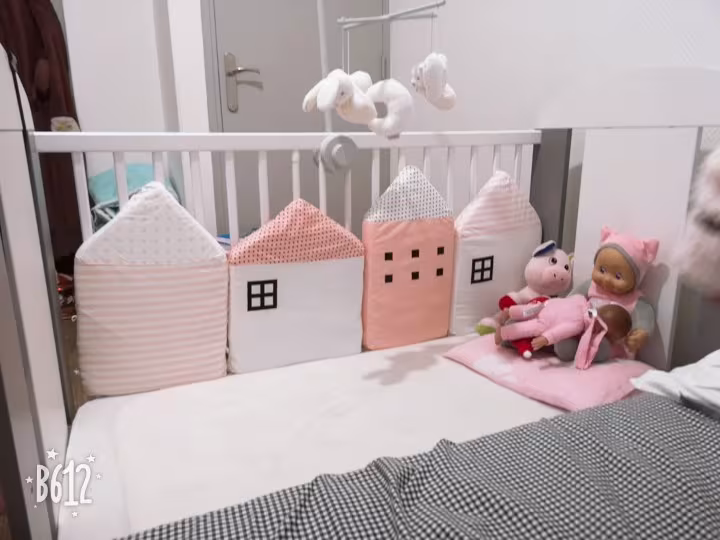 Crib Protection Fence Bed Fence Bed Bar Removable And Washable Children's Room