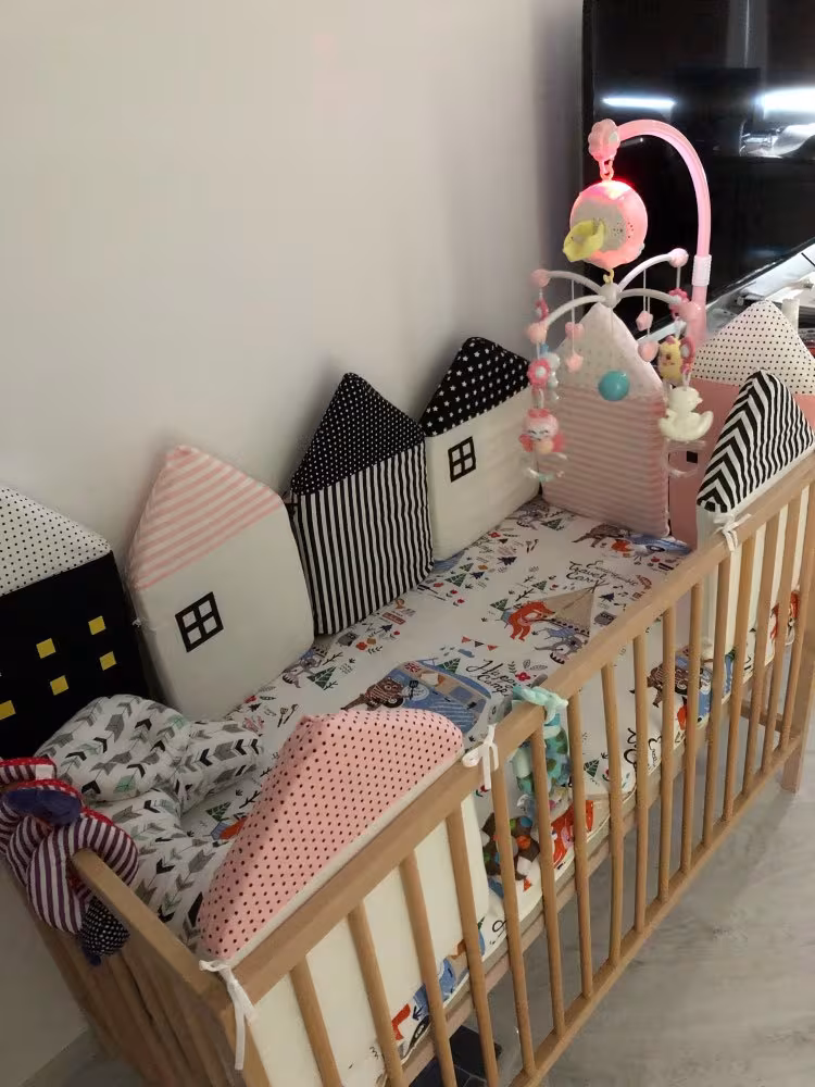 Crib Protection Fence Bed Fence Bed Bar Removable And Washable Children's Room